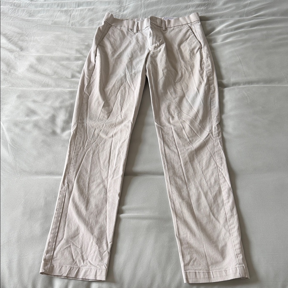 Men's Cream Dress Pants